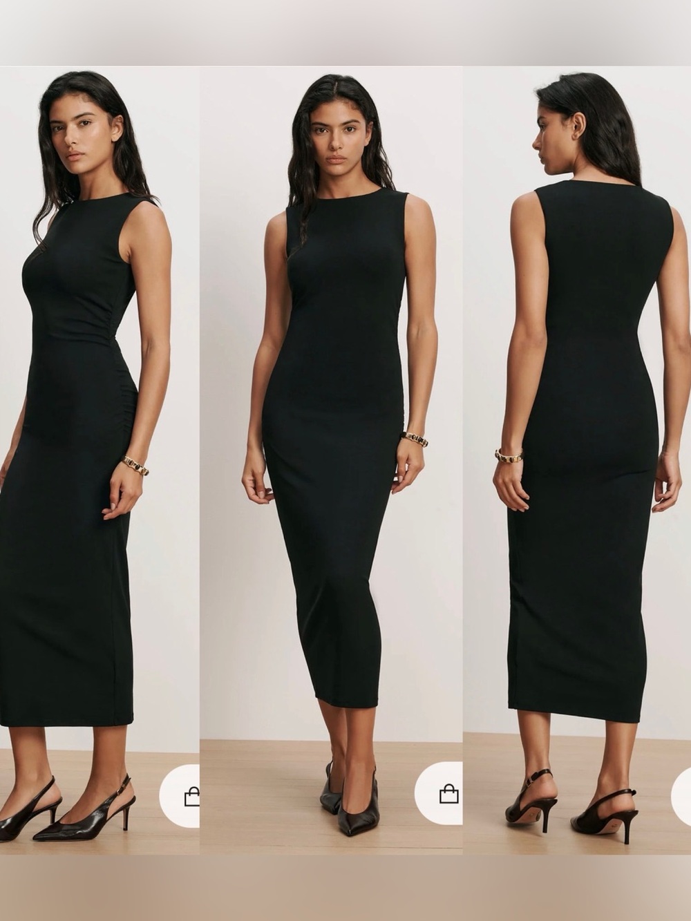 NWT Veronica Beard Charissa Stretch-Cotton Midi Dress Size Medium